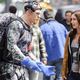 Illustration for article titled What is Megan Fox saying to Raphaels cold, dead mutant turtle eyes?